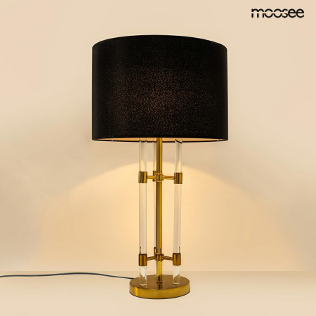 Lampă de Masă Moxy 35x35x66,5 cm, Auriu, Negru - Moosee [1]