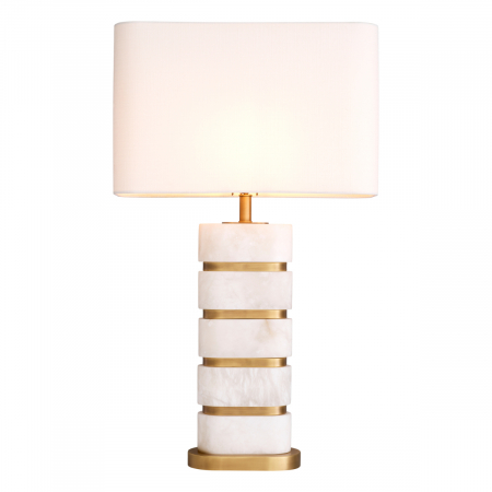   Lampă de masă Newall alabastru inclusiv abajur 118163 EICHHOLTZ [2]