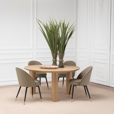   Masa de dining Lombardo din furnir de steBorcan natural 116925 EICHHOLTZ [1]