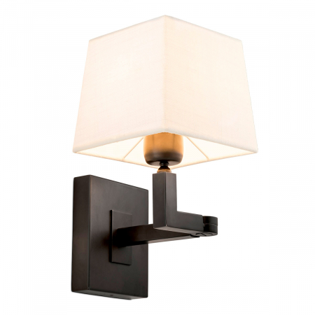 Promotii -   Aplica Cambell finisaj bronz inclus abajur 110846 EICHHOLTZ