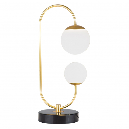 Veioze - Lampa de masa premium LED Jaumi 23x18x51 cm metal/sticla/marmura, T0041 - Maxlight