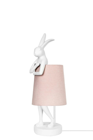 Produse - Lampă de Masă Rabbit 17x20x50 cm, Alb Vopsit Prin Pulverizare Electrostatică - Kare Design