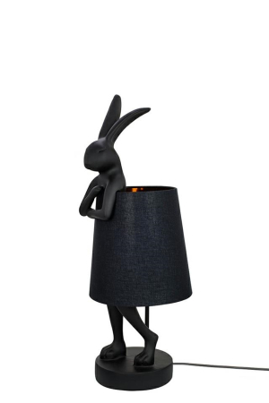 Produse - Lampă de Masă Rabbit 17x20x50 cm, In Negru Vopsit Prin Pulverizare Electrostatică - Kare Design