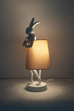 Lampă de Masă Rabbit 23x26x68 cm, Alb, Rozowa - Kare Design [7]