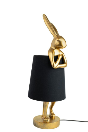 Lampă de Masă Rabbit 23x26x68 cm, Auriu, Negru Vopsit Prin Pulverizare Electrostatică - Kare Design [2]