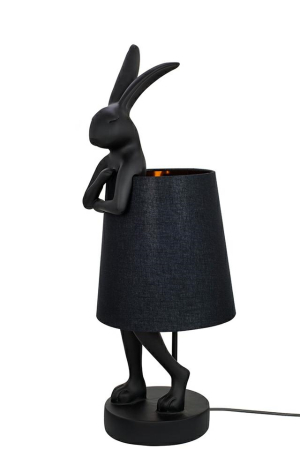 Produse - Lampă de Masă Rabbit 23x26x68 cm, Negru Vopsit Prin Pulverizare Electrostatică - Kare Design