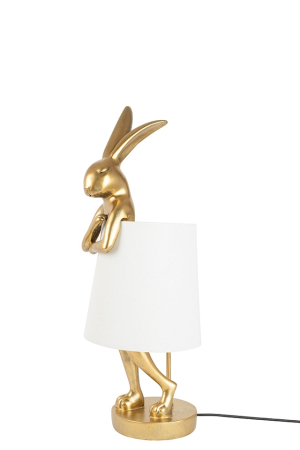 Produse - Lampă de Masă Rabbit 50 18x18x46 cm, Auriu Vopsit Prin Pulverizare Electrostatică - Kare Design