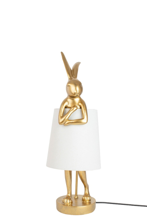 Lampă de Masă Rabbit 50 18x18x46 cm, Auriu Vopsit Prin Pulverizare Electrostatică - Kare Design [2]