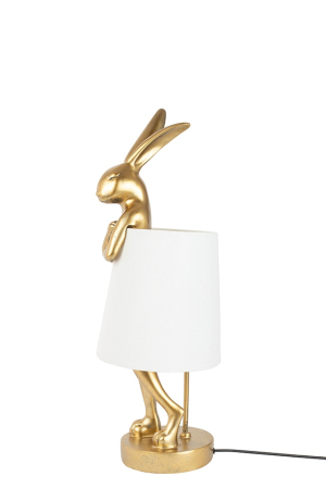 Lampă de Masă Rabbit 50 18x18x46 cm, Auriu Vopsit Prin Pulverizare Electrostatică - Kare Design [1]