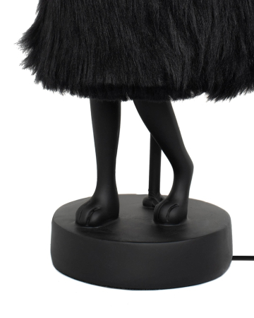 Lampă de Masă Rabbit Fur 18x50x20 cm, Negru, Auriu - Kare Design [3]