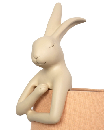 Lampă de Masă Rabbit Peach 17x20x50 cm, Rășină Piersic-Portocaliu - Kare Design [1]