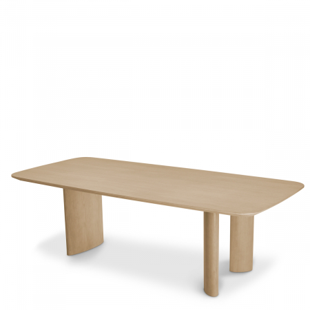 Mese living -   Masa de dining Harmonie S din furnir de steBorcan natural 116921 EICHHOLTZ