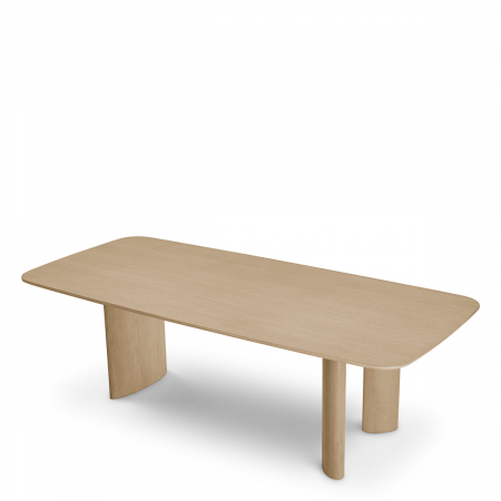   Masa de dining Harmonie S din furnir de steBorcan natural 116921 EICHHOLTZ [2]