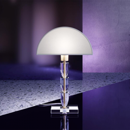 Veioza Prima Z034TL-01BZ, cu intrerupator, 1xE27, alba+aurie, IP20, Maytoni [1]