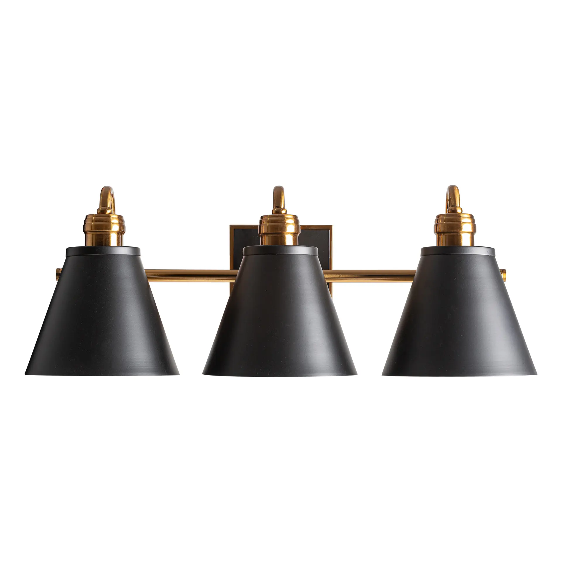 Produse - Lampa de Perete 58x21x22 cm, Bumbac și Oțel Auriu - VicalHome VicalHome 39074