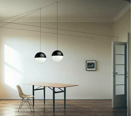Lampă de Perete Bowl Duo 1000x20x520 cm, Negru - Moosee [6]