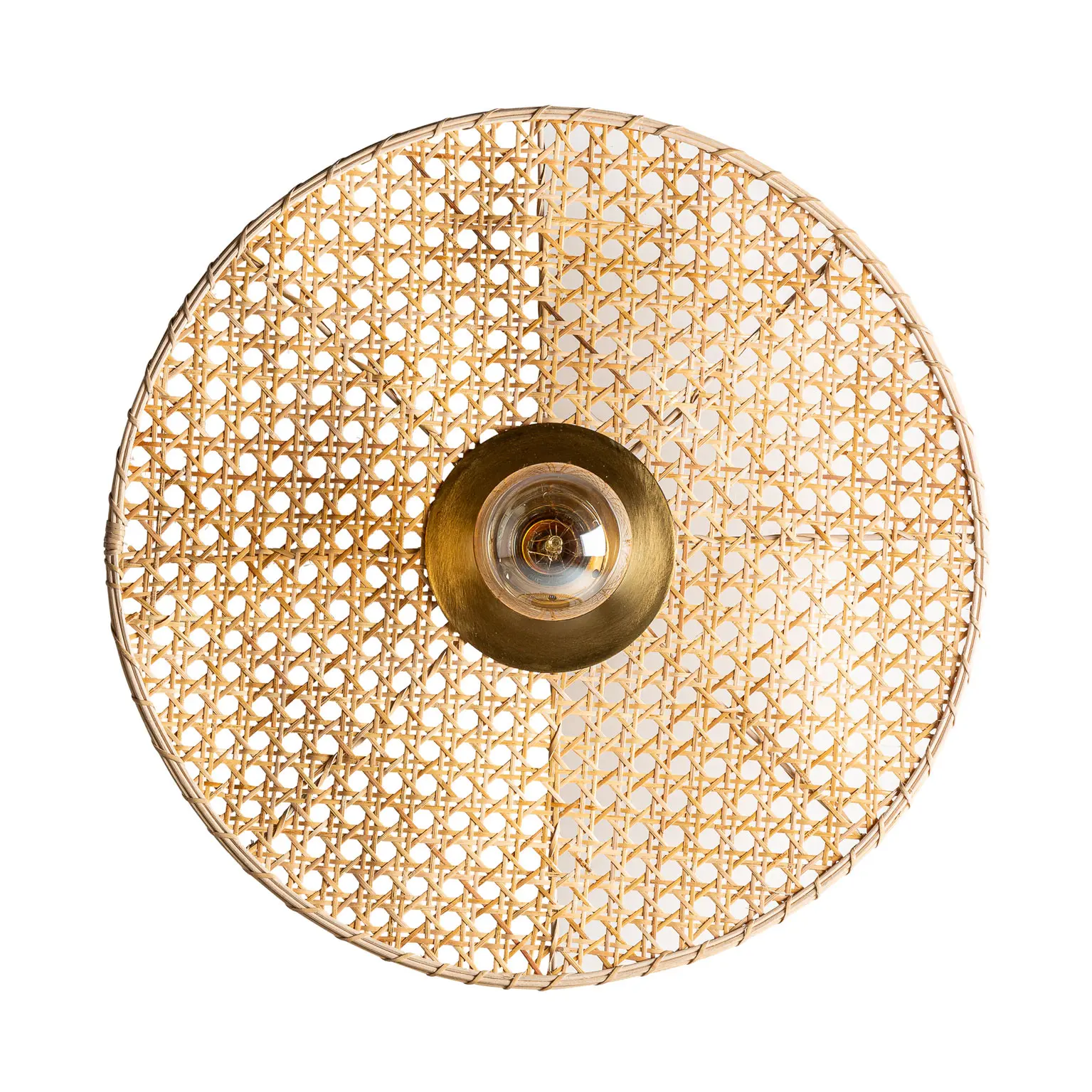 Produse - Lampa de Perete din Ratan și Fier Maro, 45x11x45cm, VicalHome 28868 VicalHome 28868