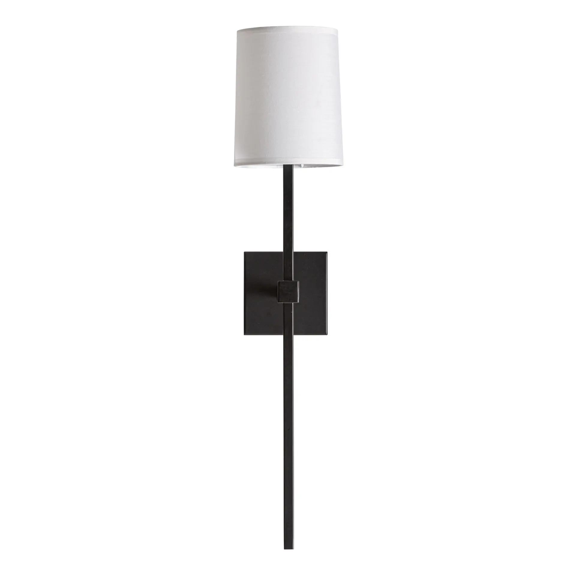 Iluminat - Lampa de Perete Mayer 125x19x60 cm, Bumbac și Oțel Negru - VicalHome VicalHome 39071