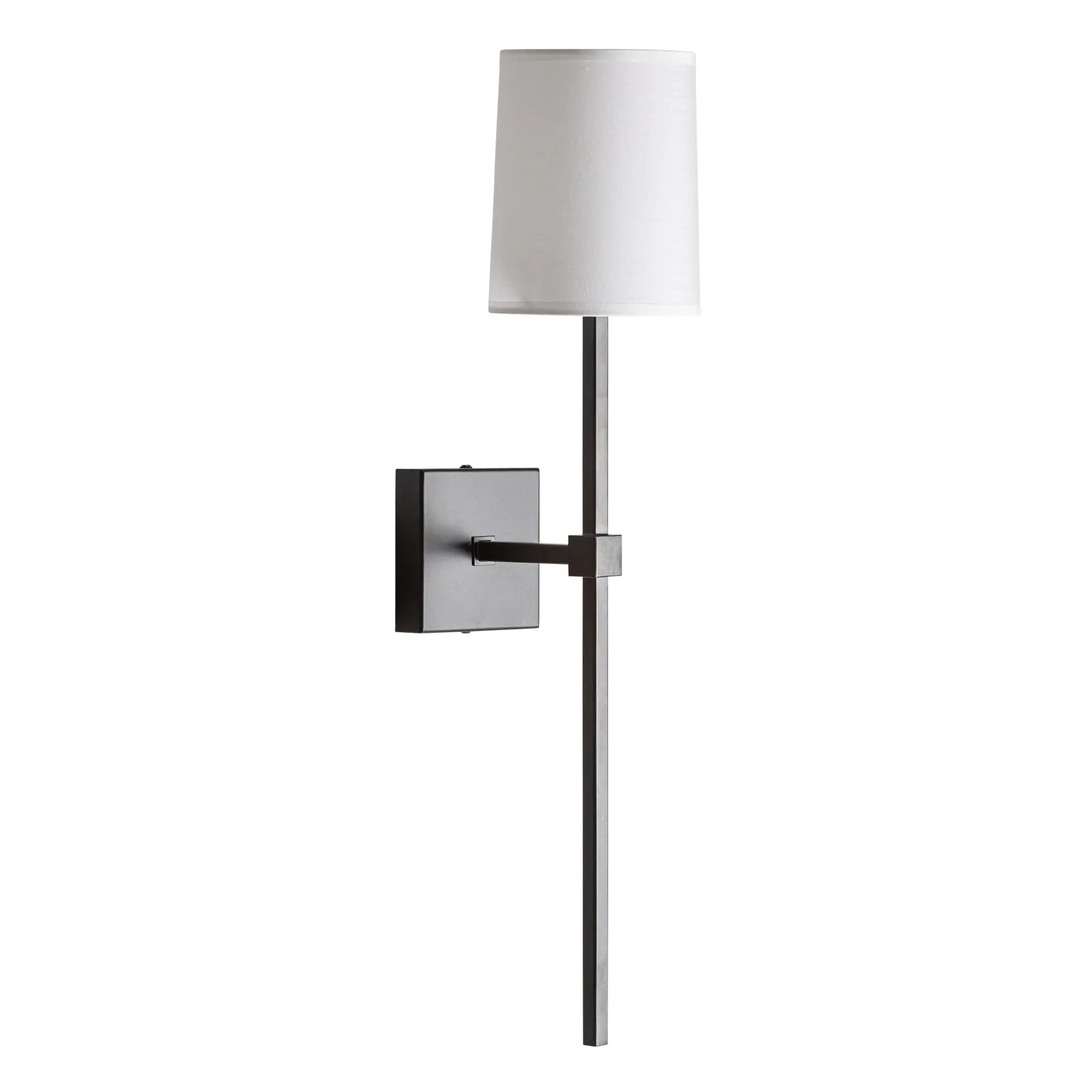 Lampa de Perete Mayer 125x19x60 cm, Bumbac și Oțel Negru - VicalHome VicalHome 39071 [1]