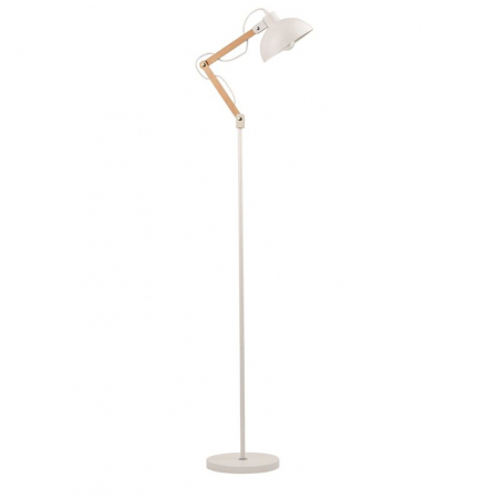 Lampa de podea ajustabila neagra/alba Zeno, din metal si lemn, 170 cm, 6713401 - Novaluce [0]