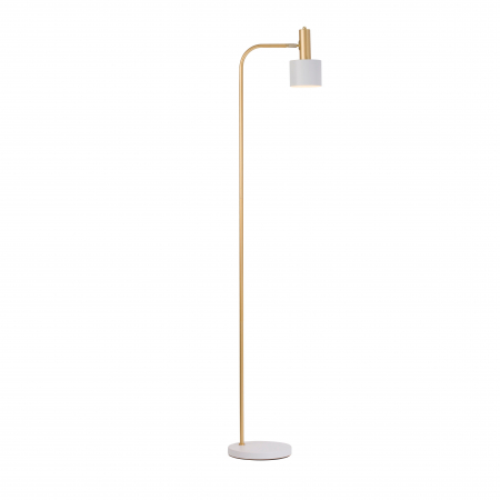 Promotii - Lampa de podea alba/verde menta Mesha, din metal, 9426653 - Novaluce