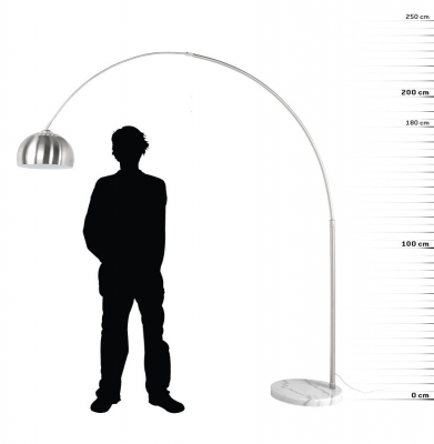 Lampa de podea BIGHO cu design modern inaltime / latime ajustabila si lumina reglabila / otel, FL00150BS - Kokoon [5]