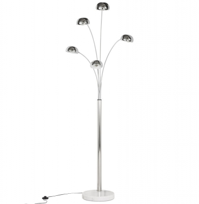 Lampa de podea cu design modern BUSH 5 brate crom / otel, FL00100CH - Kokoon [1]