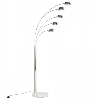 Lampa de podea cu design modern BUSH 5 brate crom / otel, FL00100CH - Kokoon [2]