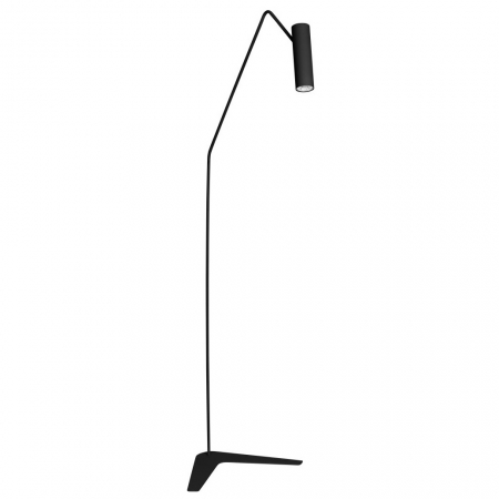 Lampa de podea design Akoni otel negru/gri/alb, inaltime fixa 160 cm, 6500 - Nowodworski [1]