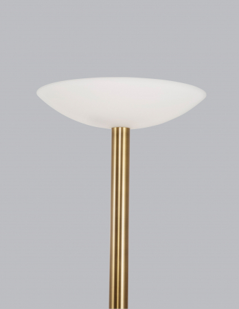 Lampa de podea dimabila aurie/argintie Palla cu LED, baza din metal, abajur din acril alb, 9020302 - Novaluce [3]