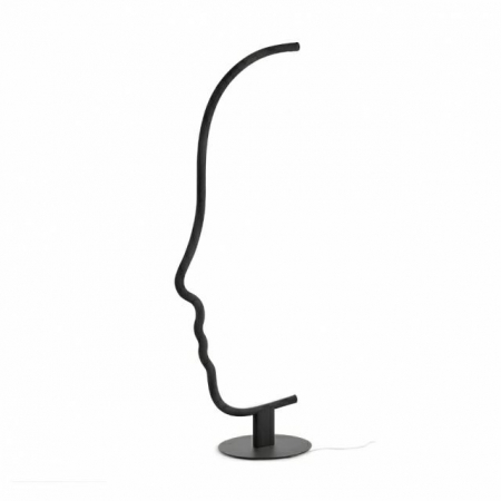 Promotii - Lampă de podea FACE FLOOR neagră, JL0018 - King