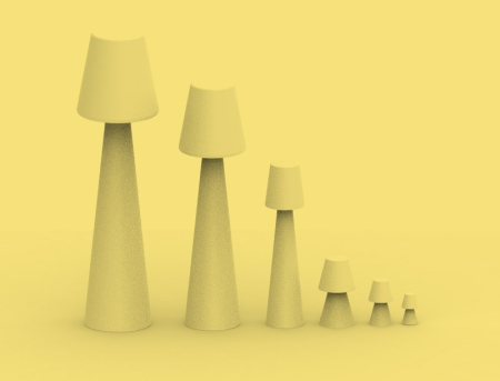 Lampa de Podea Lola 55x55x200 cm - New Garden [3]