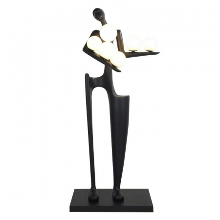 Produse - Lampă de podea MOOSEE HUMAN DREAMER neagră, MSE010100381 - King