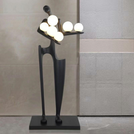 Lampă de podea MOOSEE HUMAN DREAMER neagră, MSE010100381 - King [1]