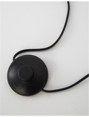 Lampa de podea neagra/alba Tuana, baza metalica, abajur textil, 176 cm, 9180521 - Novaluce [12]