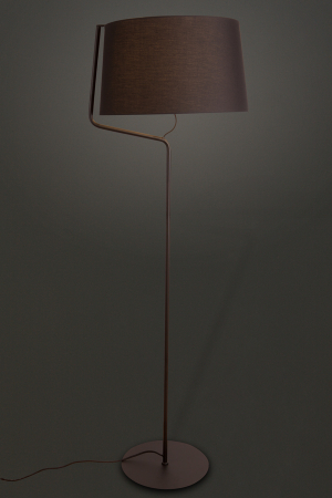 Lampa de podea neagra Irma 50x48x155 cm metal/material textil, F0036 - Maxlight [2]