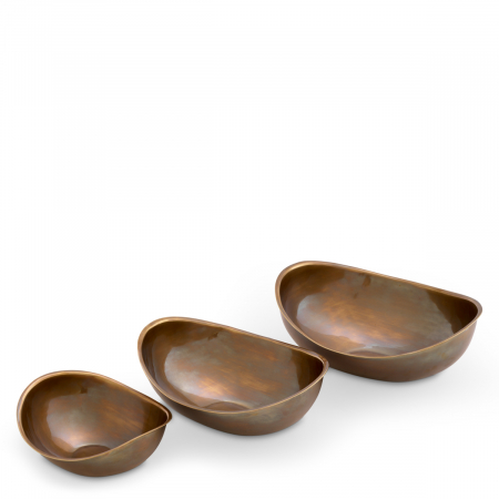   Set de 3 boluri Sena cu finisaj din alamă vintage 116268 EICHHOLTZ [2]