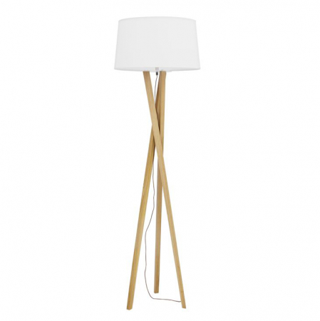 Lampa de podea premium alba Jolan, 3 picioare din lemn, abajur textil, 160 cm, 9145061 - Novaluce [8]