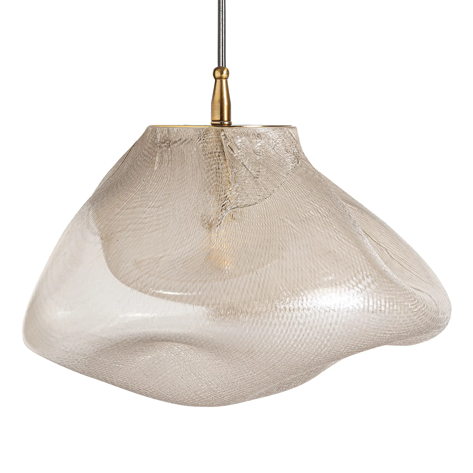 Produse - Lampa de Tavan 26x26x17 cm, Sticlă și Fier Gri - VicalHome VicalHome 38967