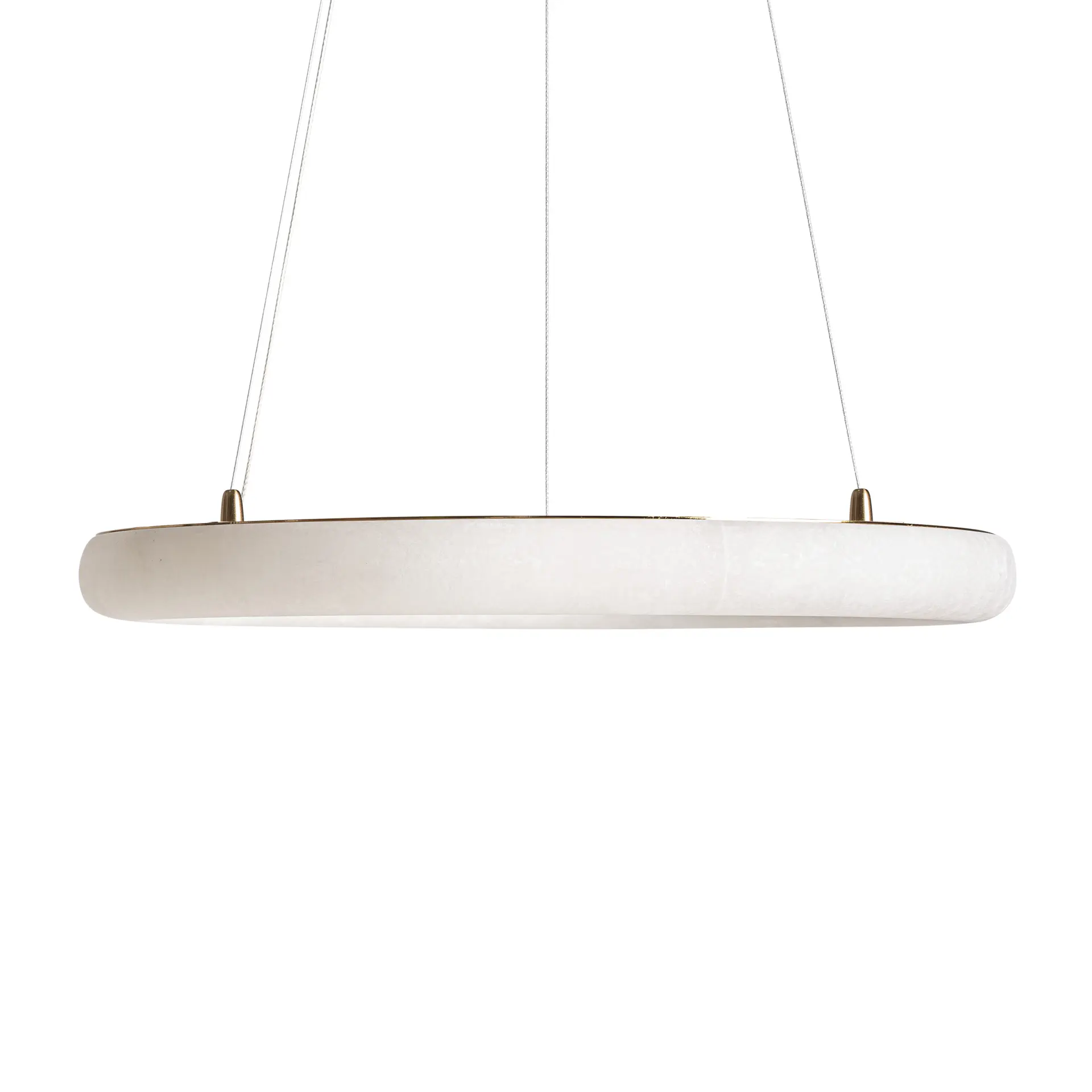 Produse - Lampa de Tavan 80x80x6 cm, Alabastru și Oțel Alb - VicalHome VicalHome 39064