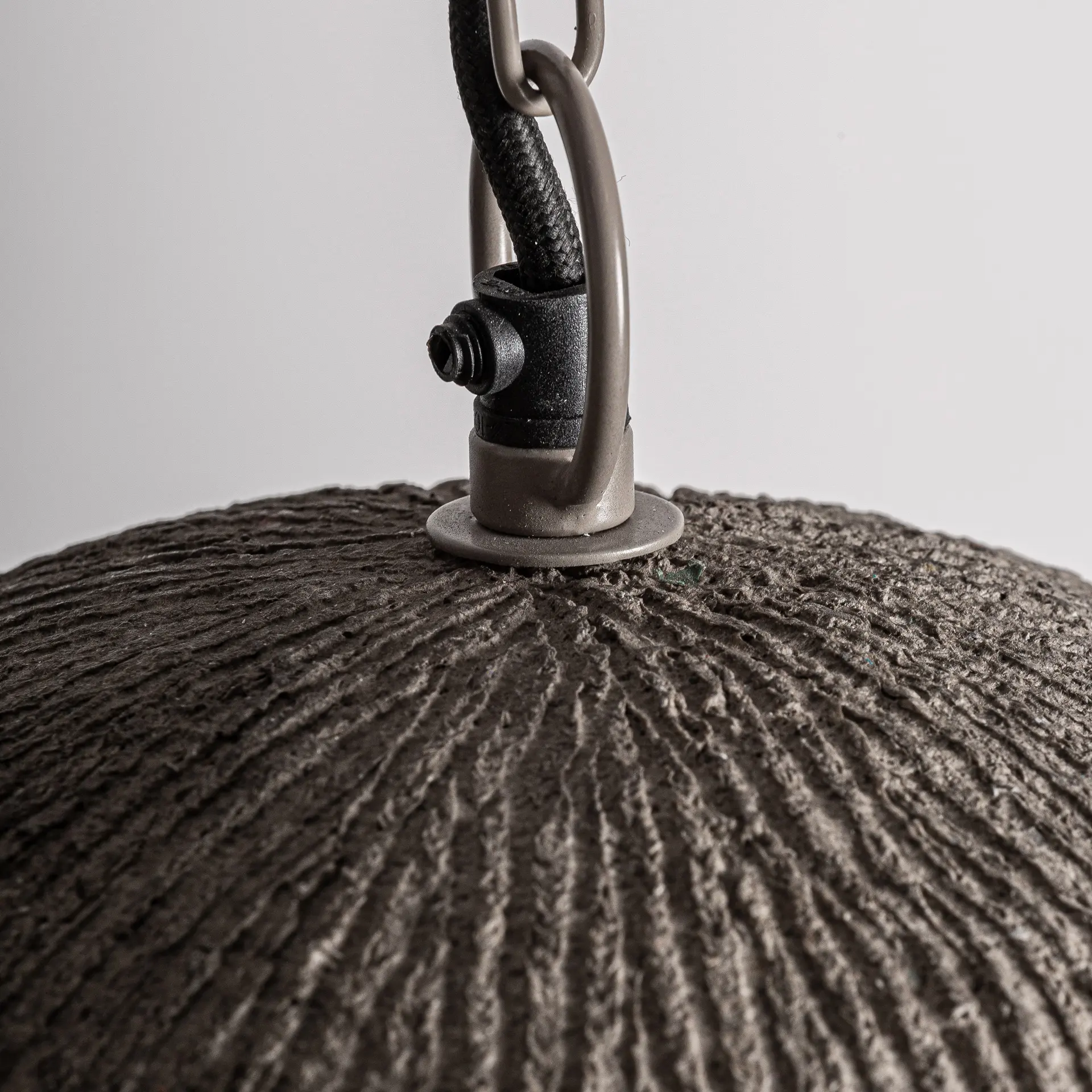 Lampa de Tavan Balint din Papier-Mache și Fier Gri, 48x50x61cm, VicalHome 38146 VicalHome 38146 [2]