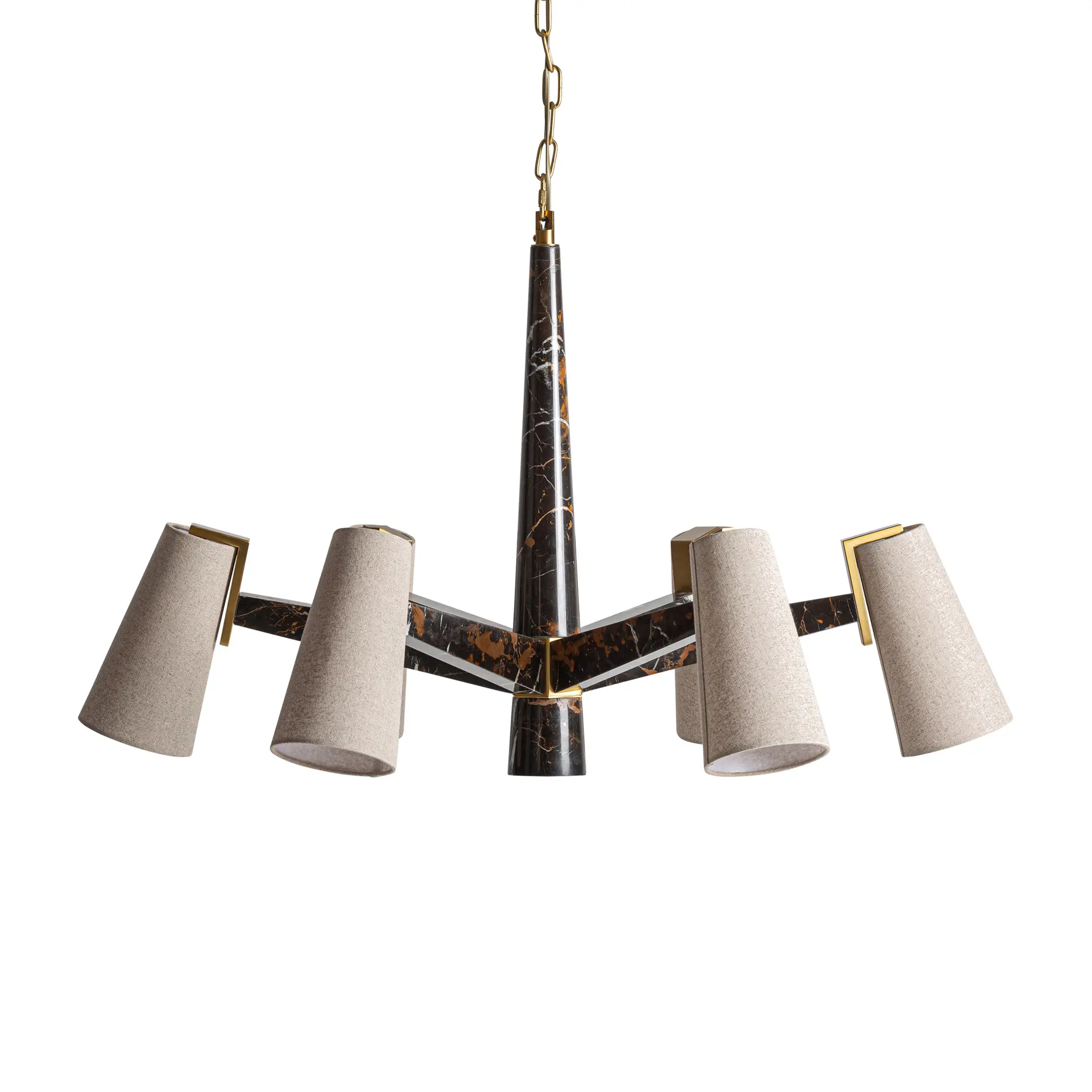 Produse - Lampa de Tavan Wale din Fibra Naturala și Fier Nuante Inchise, 97x97x58cm, VicalHome 38725 VicalHome 38725