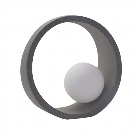 Lampi de birou - Lampa decorativa rotunda dimabila din beton Circe Ø 24 cm cu glob lumina, design modern, AZ 3461 - Azzardo