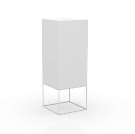 Decoratiuni gradina cu iluminare LED - Lampa gradina LED suspendata picioare metal Vela High Cube Lamp 40x40x110 cm, 54067W - Vondom