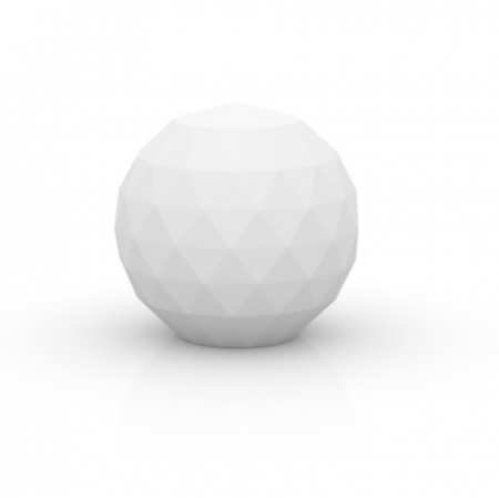Decoratiuni gradina cu iluminare LED - Lampa gradina sfera LED Vases √∏60 cm, fete forma diamant, 48060W - Vondom