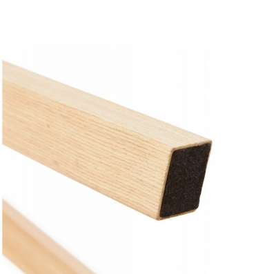 Lampa masa inalta gri Osku 64,5 cm stil scandinav, abajur material / picioare lemn masiv, TL00200GRNA - Kokoon [9]
