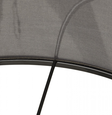 Lampa gri de podea TRIVET cu design moder 3 picioare negre / material / metal, FL00340GRBL - Kokoon [7]