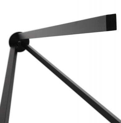 Lampa gri de podea TRIVET cu design moder 3 picioare negre / material / metal, FL00340GRBL - Kokoon [13]