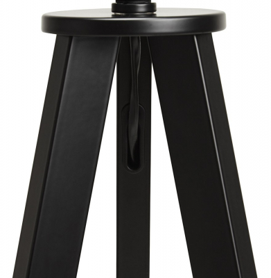 Lampa gri de podea TRIVET cu design moder 3 picioare negre / material / metal, FL00340GRBL - Kokoon [10]