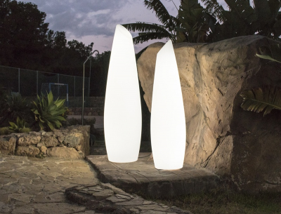 Lampa inalta design gradina Bullet 140 cm, iluminare LED, LUMFD140OFNW - King [1]